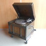 蓄音機 Columbia Viva-tonal Grafonola Model No.451 コロンビア ヴィヴァ トーナル グラフォノーラ 卓上 SP ゼンマイ