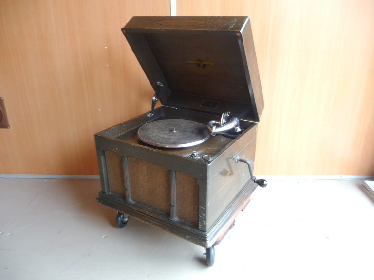 蓄音機 Columbia Viva-tonal Grafonola Model No.451 コロンビア ヴィヴァ トーナル グラフォノーラ 卓上 SP ゼンマイ