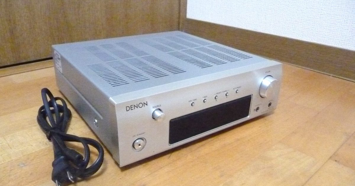 プリメインアンプ DENON DRA-F107 デノン Fシリーズ チューナー アンプテクノロジー