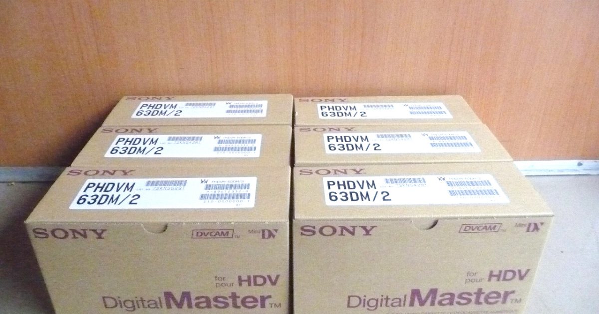 HDV DVCAM SONY Digital Master PHDVM-63DM MiniDV ソニー デジタル マスター 63分 41分 58本セット