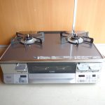 ガスコンロ Rinnai LAKUCIE Prime RTS65AWG31R2G-VR リンナイ 都市ガス Cocotte Plate ガステーブル ガラストップ 59cm 2019年