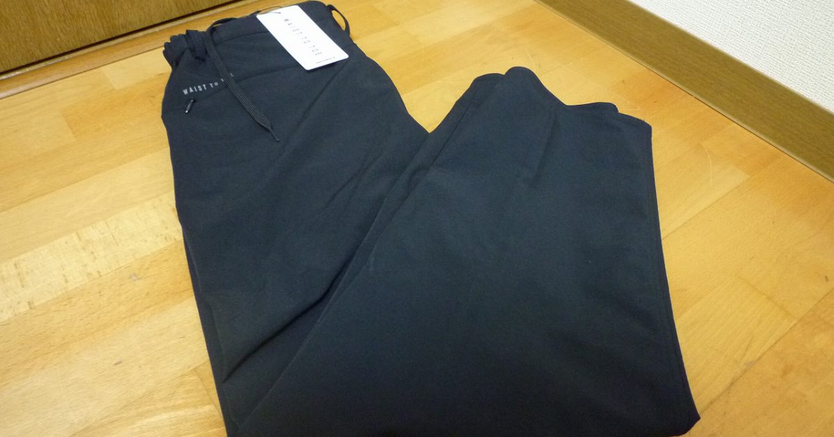 パンツ new balance WAIST TO TOE JMPL9757 WTT104 WIDE TAPERED FIT ニューバランス ズボン M 黒 ブラック ウエスト 75～81cm ソロテックス