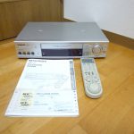 S-VHS ビデオデッキ MITSUBISHI HV-BX500 三菱電機 ビデオカセットレコーダー Super Winder 500 RM79802 2003年