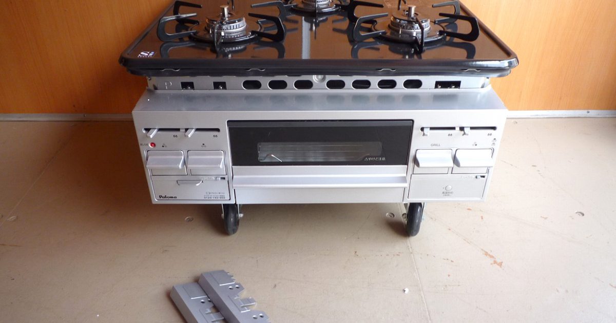 ビルトインガスコンロ Paloma PKD-N34V パロマ LPガス プロパン 3口 60cm 新築外し 2019年 高温炒め 中火点火