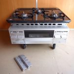 ビルトインガスコンロ Paloma PKD-N34V パロマ LPガス プロパン 3口 60cm 新築外し 2019年 高温炒め 中火点火