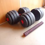 バーベルにもなる ダンベル 20kg×2個 セット 合計40kg 筋トレ