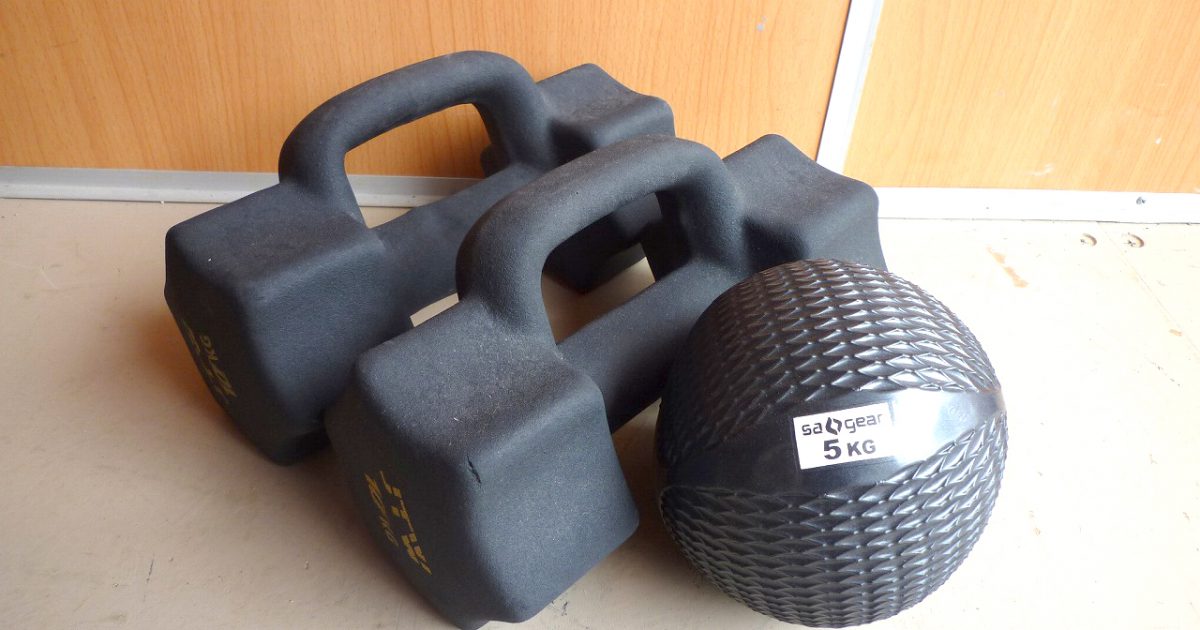 JTW 鉄アレイ 取っ手付き 10kg×2個 合計20kg ダンベル s.a.gear エスエーギア トーニング ボール 5kg セット 静音