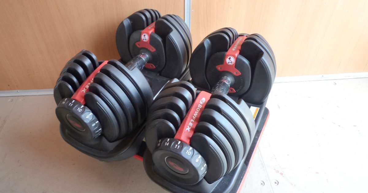 アジャスタブルダンベル Bowflex 2.5～24kg 2個 セット 合計48kg Select tech 552i ボウフレックス ダイヤル 可変式