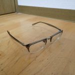 メガネ 井戸多美男 手造 T438-3 ハーフフレーム ブラウン 茶色 サングラス 眼鏡 度あり
