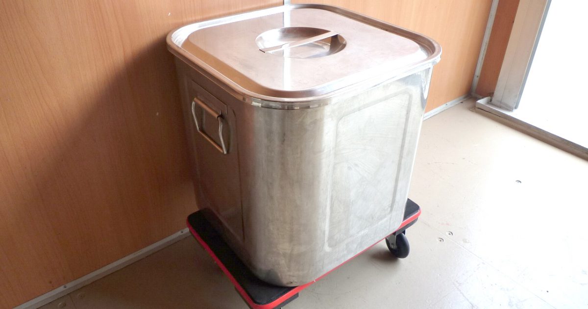 ステンレス 寸胴 角型 正方形 幅40cm 奥行40cm 高さ39cm 蓋つき 両手 大型 厨房 ふた フタ
