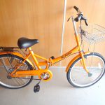 折り畳み自転車 MY PALLAS M-301 マイパラス 折畳 オレンジ カゴ 専用バッグ 付属 VP-20