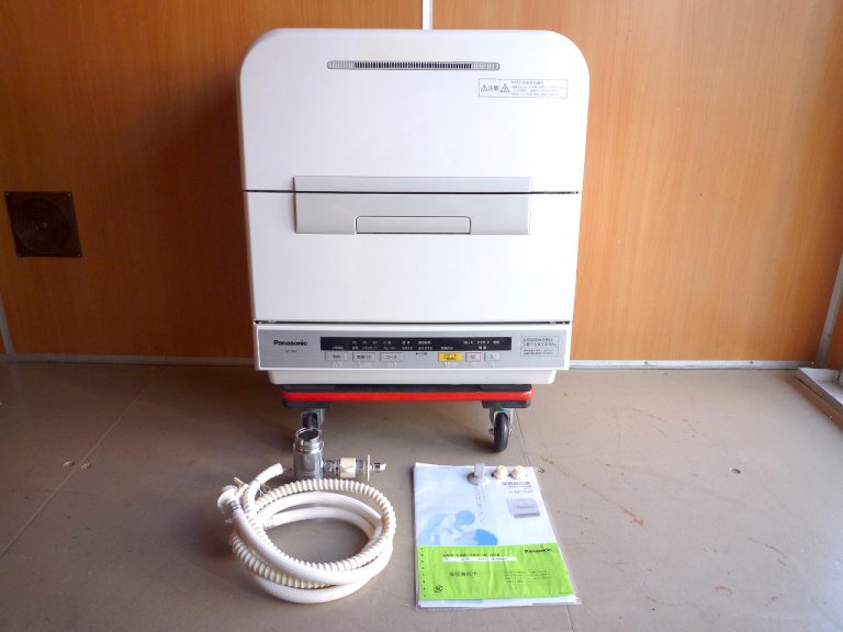 食器洗い乾燥機 Panasonic NP-TM7 パナソニック セットナビカゴ 食器点数40点 6人分 ファミリータイプ 前開き 卓上 分岐水栓 CB-SSC6
