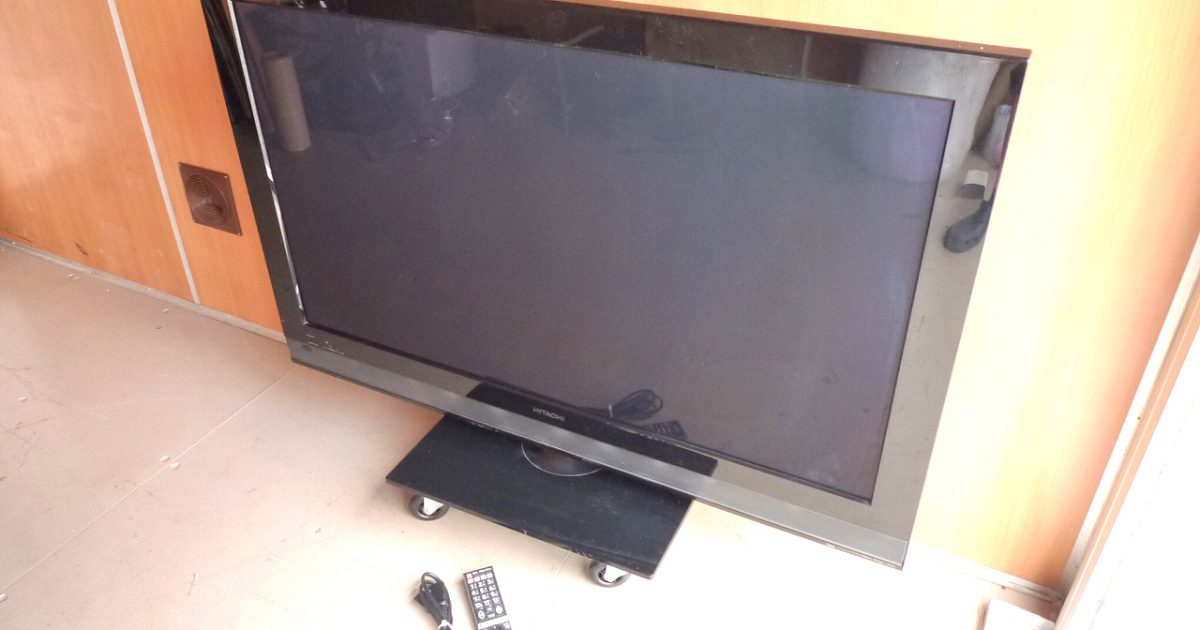 プラズマテレビ HITACHI Wooo P46-XP07 日立 46型 46インチ ウー C-RT4 地デジ B-CAS