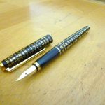 万年筆 PILOT パイロット 般若心経 14K-585 M 691 金 ゴールド