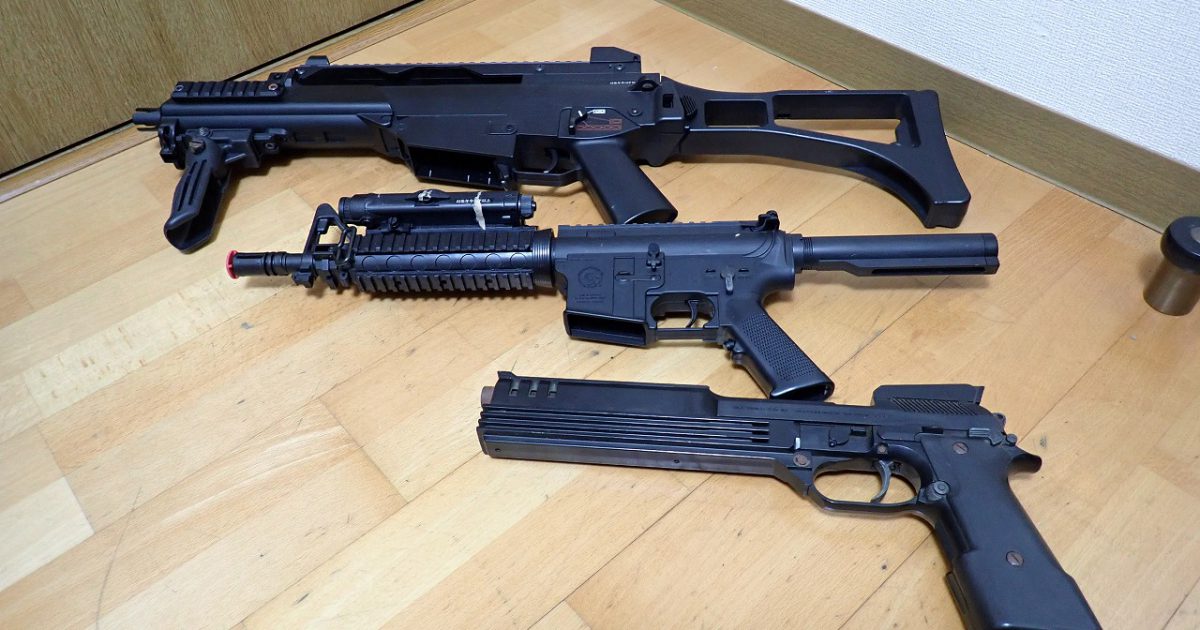 エアガン 電動ガン G36C kal.5.56mmx45 85-000092 Cal.6.00mm 016010-009-002 MGC.MODEL-93R-AP PATENT AUTOMATIC AIR PISTOL マルイ