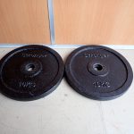 プレート Stronger 10kg×2枚 合計約20kg アイアン ダンベル バーベル 28mm ストロンガー 筋トレ ベンチプレス