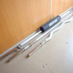バーベルシャフト iROTEC アイロテック ストレートバー Wバー スクワットパッド 28mm 120cm 160cm 180cm 3本セット カラー