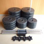 ダンベル YouTen 5kg×8枚 2.5kg×4枚 1.25×4枚 1kg×4枚 シャフト 2本 約60kg セット ユーテン プレート 筋トレ