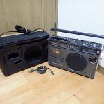 ラジカセ SONY CASSETTE-CORDER 2BANDS CF-1980 ソニー カセット レコーダー ラジオ ケース付き