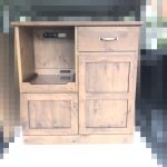 キッチンカウンター S unico AUTEUR ウニコ オトゥール 木製 パイン材 食器棚 幅830mm×奥行450mm×高さ859mm