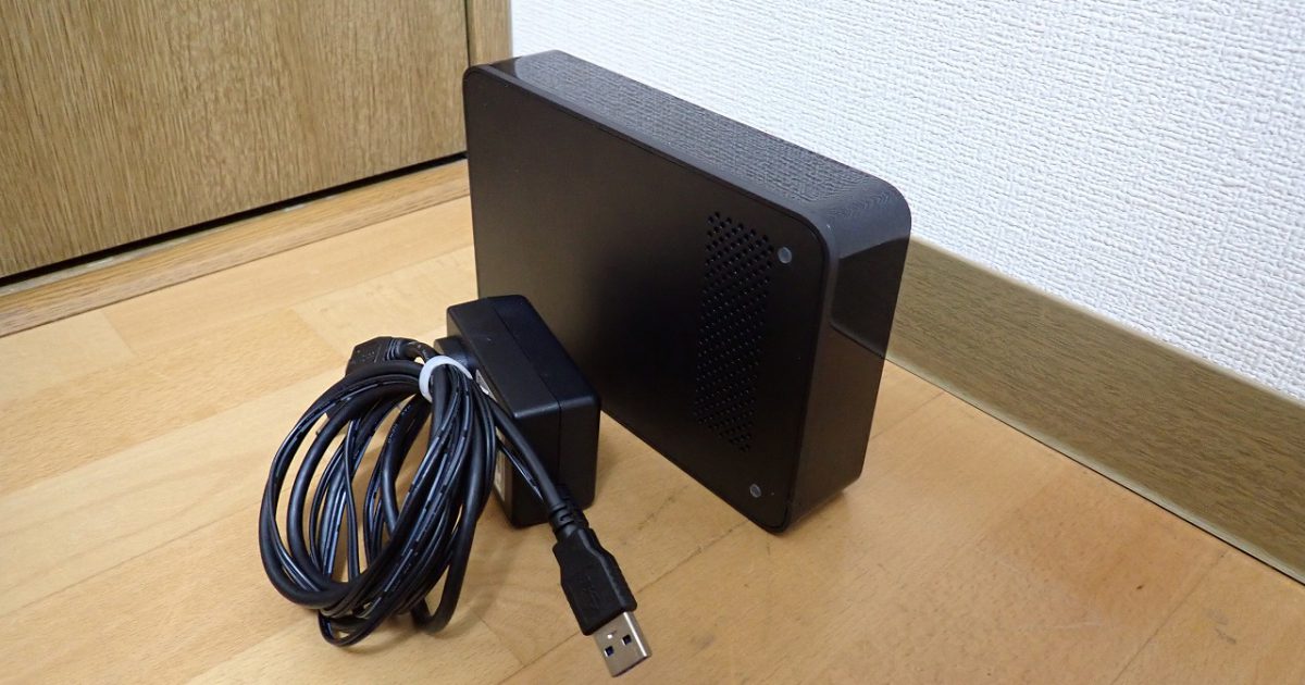外付けハードディスク BUFFALO HD-LC2.0U3-BKD バッファロー HDD 2TB パソコン テレビ レコーダー ブラック