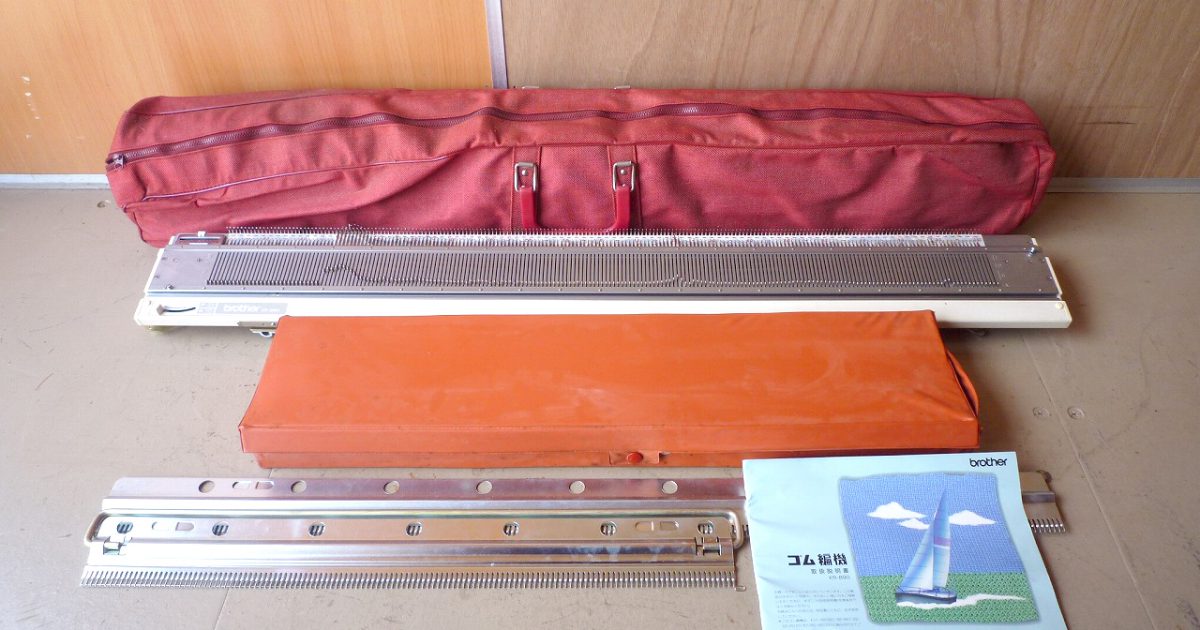 ゴム編機 brother KR-890 ブラザー ごむ 編み機 説明書付き ハンドクラフト 手芸