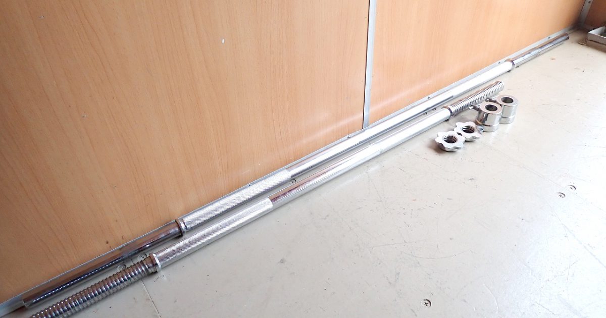 バーベルシャフト 160cm 120cm ストレート 28mm カラー 4個 筋トレ ベンチプレス