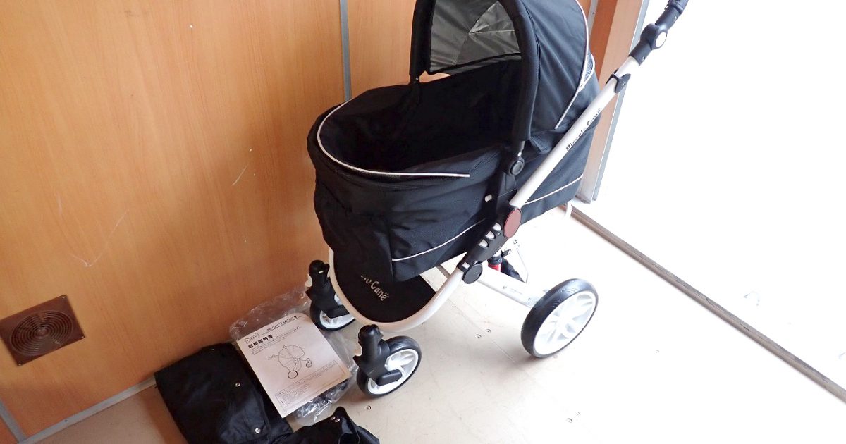 ペットバギー Piccolo Cane TANTO II ピッコロカーネ タント2 4輪 カート Pet Cart 中型犬 折りたたみ