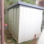物置 Homac HN型 ホーマック 幅2930×高さ2200×奥行1730 間口1660mm 4枚扉 大型 スチール ライトグレー