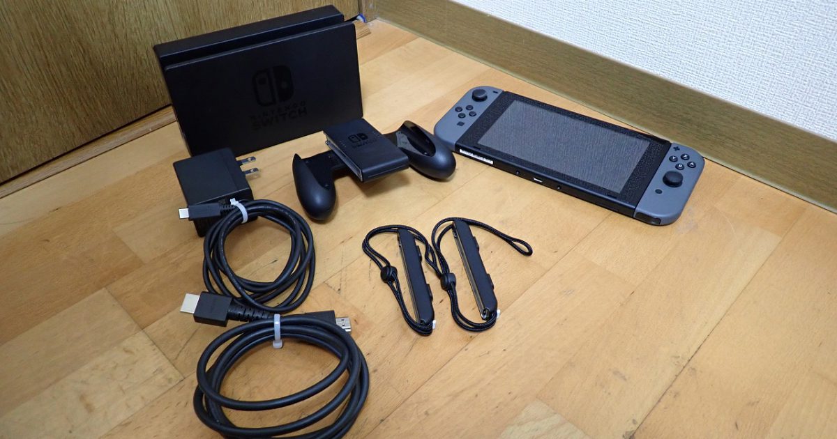 Nintendo Switch HAC-001 HAC-007 任天堂スイッチ ニンテンドー 本体 ドック コントローラー HDMI 電源ケーブルなど 訳アリ 2019年