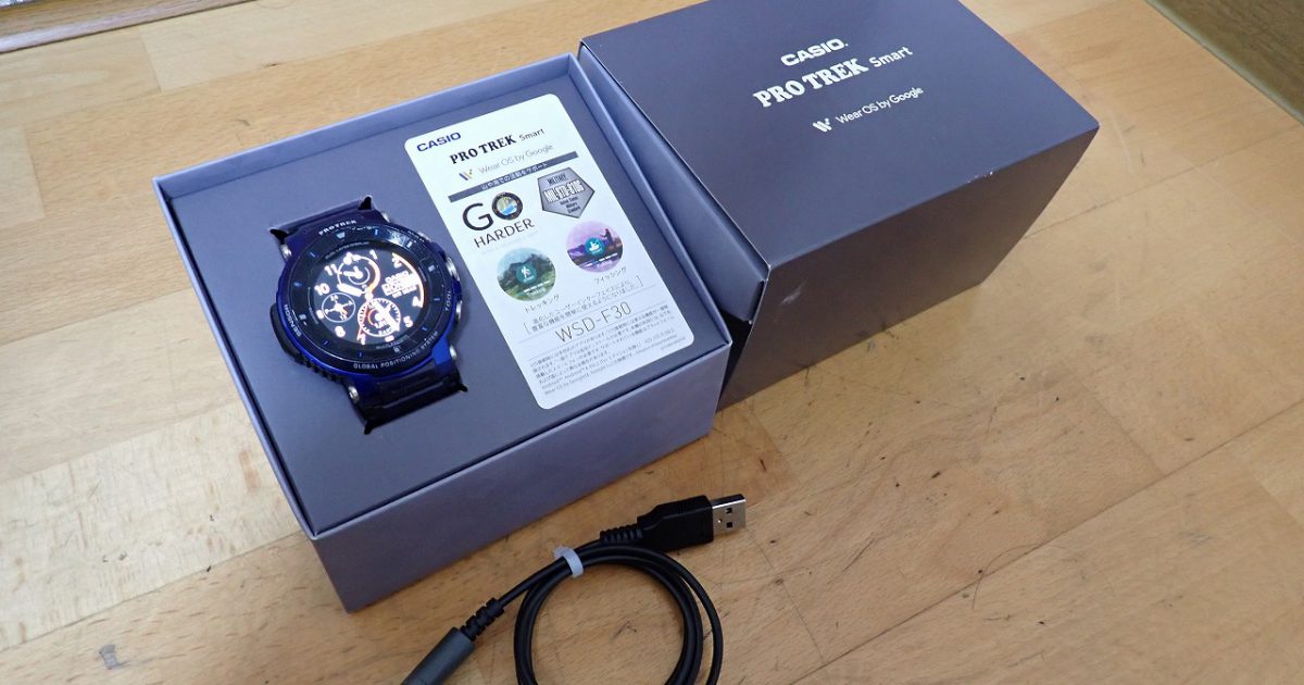 腕時計 CASIO Smart Outdoor Watch PRO TREK Smart WSD-F30-BU カシオ スマートアウトドアウォッチ プロ トレック ウォッチ ブルー