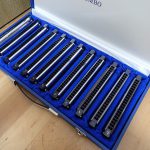 複音ハーモニカ TOMBO HARMONICA 21 トンボ 12本セット C C# F Fm G G# Gm A A# Am Am# ハードケース付き