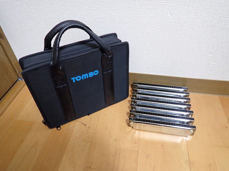 複音ハーモニカ TOMBO Premium 21 トンボ プレミアム 7本セット C D E F G A B ソフトケース HC-2108