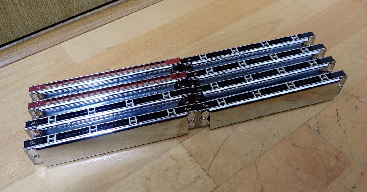 複音ハーモニカ SUZUKI HUMMING TREMOLO HARMONICA HUMMING 2 Maple wood スズキ メイプルウッド 8本 Em A#m Gm A A# Am
