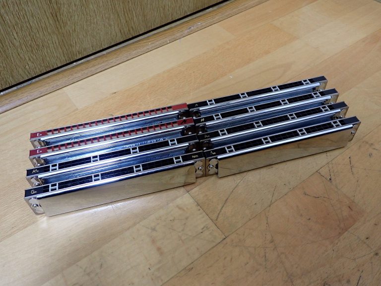 複音ハーモニカ SUZUKI HUMMING TREMOLO HARMONICA HUMMING 2 Maple wood スズキ メイプルウッド 8本 Em A#m Gm A A# Am