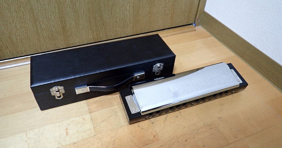 複音ハーモニカ TOMBO Dragon-fly Harmonica Contrabass トンボ ドラゴンフライ コントラバス ハードケース付き