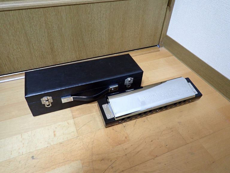 複音ハーモニカ TOMBO Dragon-fly Harmonica Contrabass トンボ ドラゴンフライ コントラバス ハードケース付き