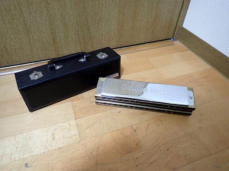 複音ハーモニカ TOMBO Dragon-fly Harmonica Octave bass TRADE MARK トンボ ドラゴンフライ オクターブ バス C C#
