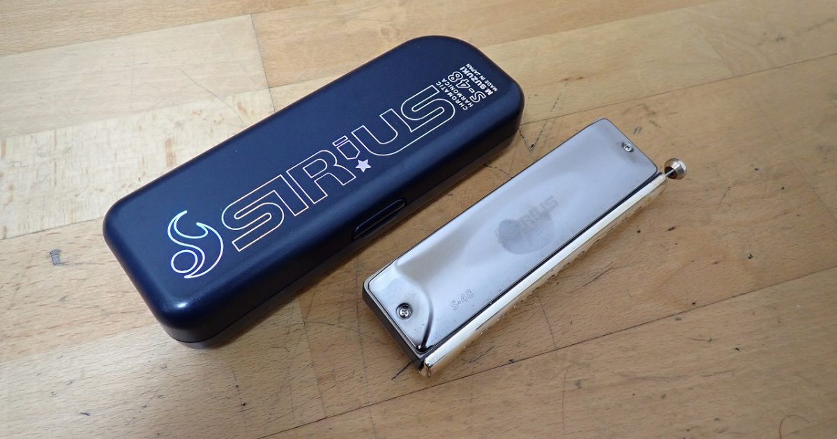 クロマチックハーモニカ M.SUZUKI SIRIUS S-48 スズキ シリウス 12穴48音 ケース付き