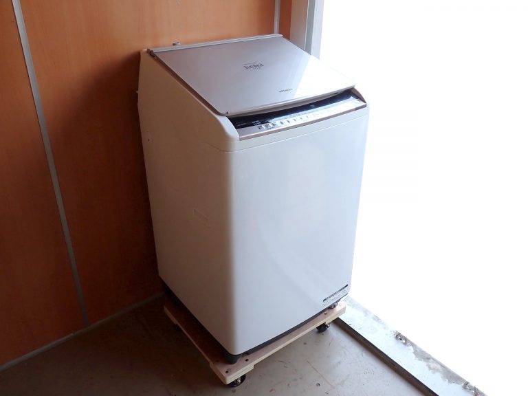 洗濯機 HITACHI BEAT WASH SLIM BW-D8WV 日立 ビートウォッシュ スリム 乾燥機 8kg 縦型 温水ナイアガラ ビート洗浄