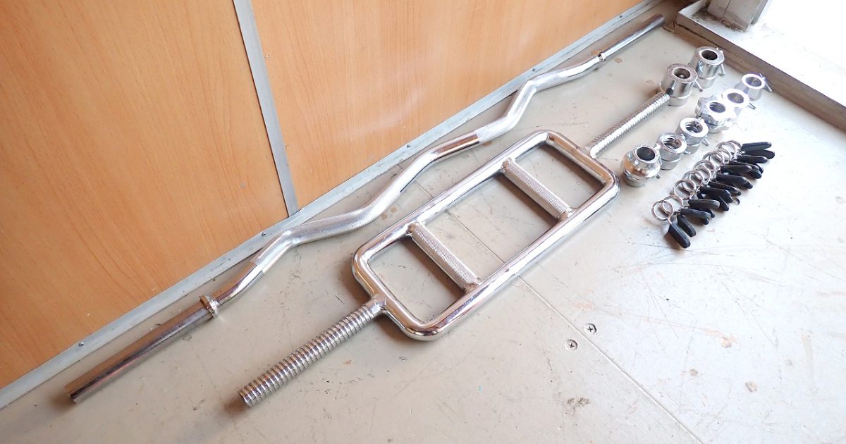 シャフト iROTEC EZバー トライセプスバー Wバー 120cm 86cm 