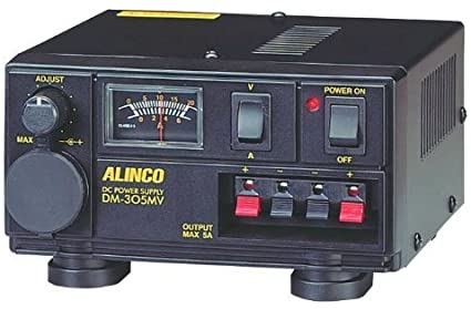 無線機器用 安定化電源器 ALINCO DM-305MV アルインコ 直流 5A ハンディトランシーバーや受信機に アマチュア無線