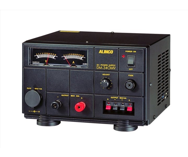 無線機器用 安定化電源器 ALINCO DM-340MV アルインコ 直流 35A リニア トランス方式 保護対策は万全 アマチュア無線