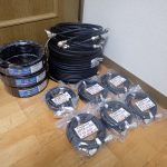 同軸ケーブル FUJIKURA 5D-FB Lite MP-MP MP7A5ag フジクラ 銀 3m YAGI 5C10B 5C20B 10m 20m UHF VHF 無線機 地上デジタル