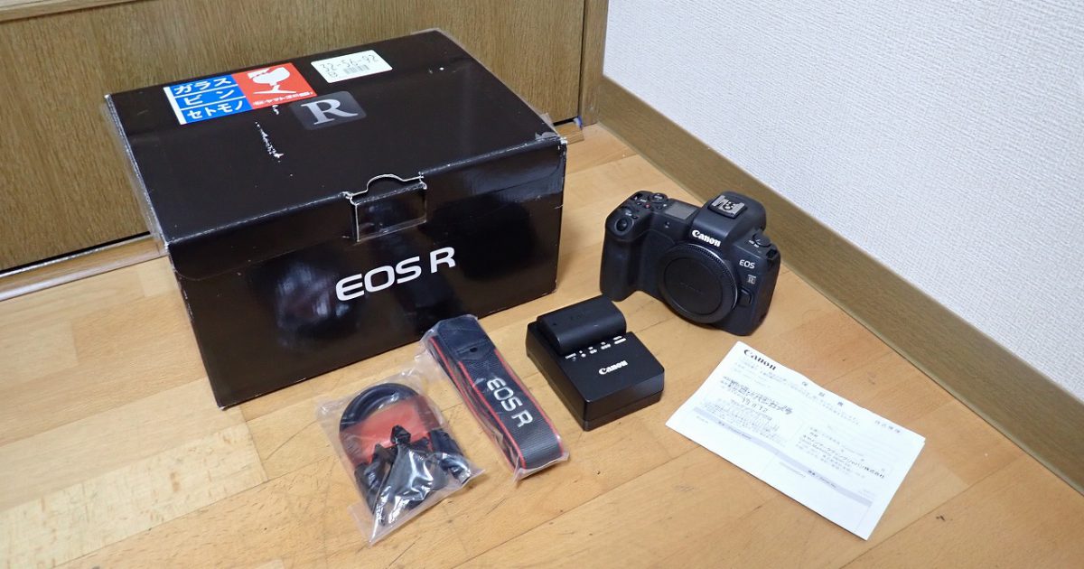 デジタル一眼レフカメラ Canon EOS R Body キャノン イオス ボディ LP-E6N LC-E6 RFマウント 3030万画素 35mm CMOS ミラーレス