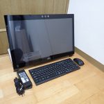 一体型パソコン FUJITSU ESPRIMO FMVW77SB Win8 Core i7 4712MQ メモリ 8GB HDD 2TB 23インチ タッチパネル ブルーレイ 富士通