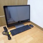 一体型パソコン DELL Inspiron 24 AI57T-6NHB Win10 Core i7-6700T メモリ 8GB HDD 2TB 23.8インチ ブルーレイ SD タッチパネル