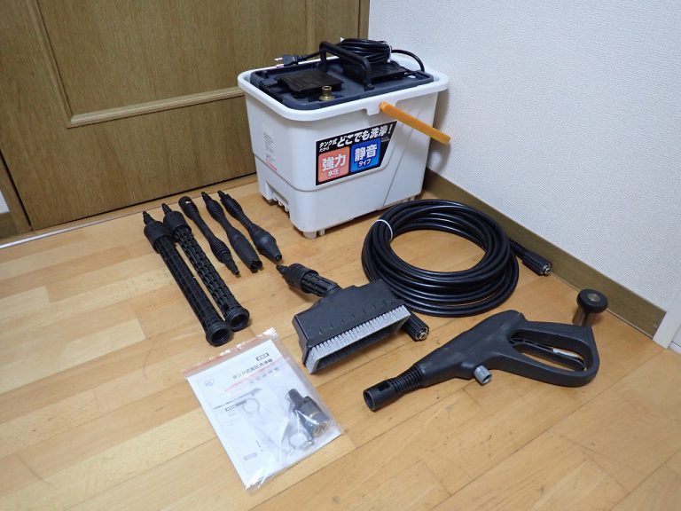 高圧洗浄機 IRISOHYAMA SBT-512N アイリスオーヤマ タンク式 23L モーター式 強力水圧 静音タイプ どこでも洗浄 洗車