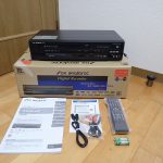 DVDレコーダー DX ANTENNA DXR150V DXアンテナ VHS ビデオデッキ カセット Wデッキ リモコン NC103 B-CAS 付属 地デジ