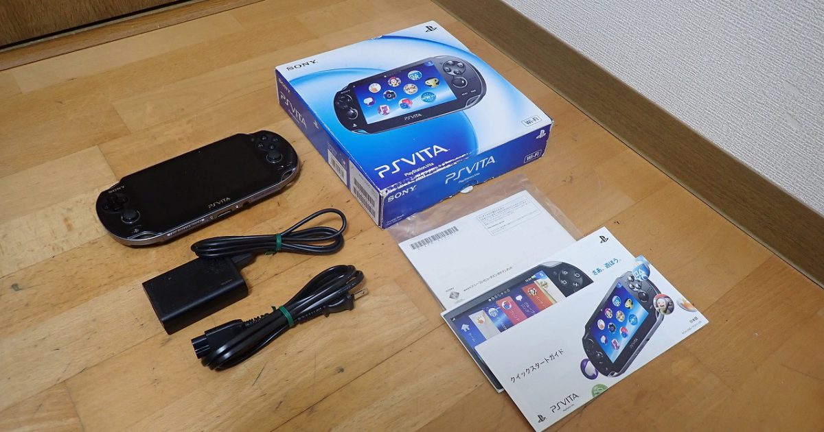 【動作品】PlayStation Vita ブラックPCH-1000 本体